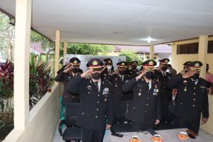 Waka Polres Muaro Jambi Ikuti Upacara Peringatan Hari Pancasila Secara During