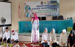 Siswa PAUD Se-Kecamatan Taman Rajo Ikuti Peragaan Manasik Haji
