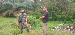 Babinsa Syafarudin Terus Ajak Warga Berpatroli dan Cegah Karhutla