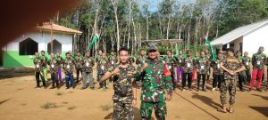Tingkatkan Disiplin, Babinsa Azis Wandi Latih PBB Banser di Wanareja
