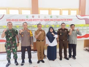 Deklarasi Damai Pilrio Serentak, Ini Pesan Wabup kepada Calon dan Panitia