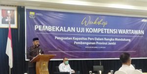 Buka Pembekalan UKW, Ini Pesan Sekda Provinsi Jambi