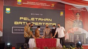Al Haris Hadiri Peletakan Batu Pertama Gedung Siginjai Sakti Wira Bhakti