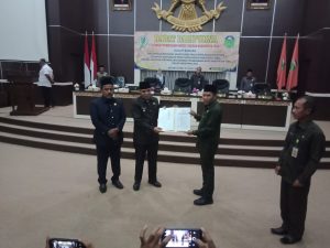 Rapat Paripuna DPRD Tebo, Ranperda Pertanggungjawaban APBD TA 2021
