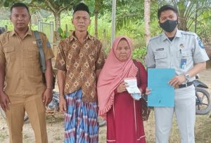 Jasa Raharja Jambi, Santuni Korban Kecelakaan di Muara Papalik