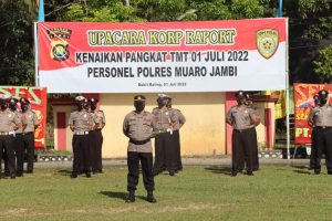 29 Personil Polres Muaro Jambi Naik Pangkat 