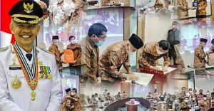 Bupati Adirozal Tanda Tangan MoU dengan Universitas Terbuka