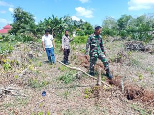 Cegah Kebakaran Hutan & Lahan, Sertu Toni Daryono Gelar Patroli Bersama