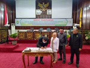 Bupati Bungo Tandatangani Nota Kesepakatan Rancangan Perubahan KUA dan PPAS TA. 2022