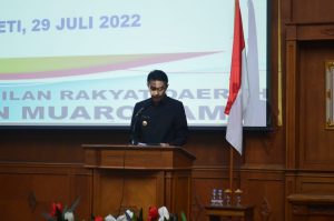 Rapurna DPRD, Pj Bupati Muaro Jambi Sampaikan Rancangan KUPA dan PPAS