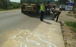 Terlindas Truk Hino, Pasutri Asal Kota Jambi Meninggal Dunia