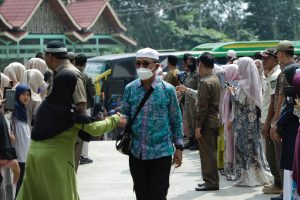 Pemkab Bungo Sambut Kedatangan Puluhan Jamaah Haji