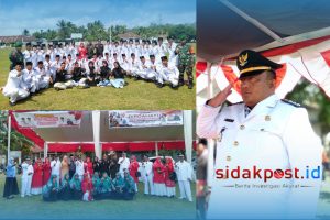 Novi Satria Plt Camat Taseplin Jadi Irup Upacara HUT Kemerdekaan RI ke 77