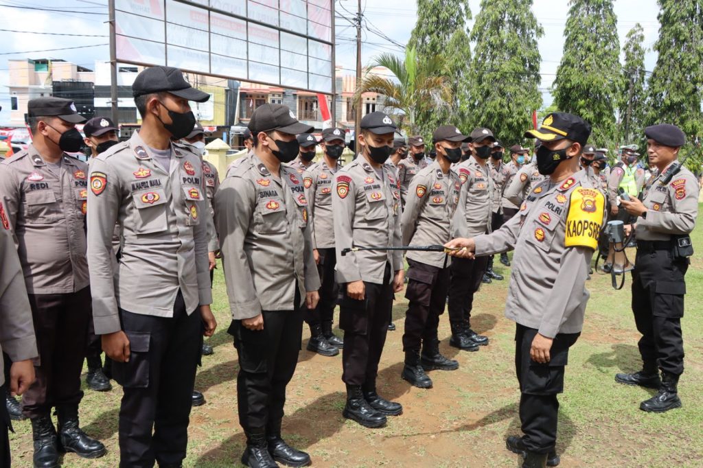 Personil Polres Bungo Ikuti Apel Gelar Pasukan