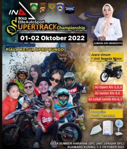 Event Motocross Piala Ketua DPRD Bungo Akan Digelar di Sirkuit Sumber Harapan