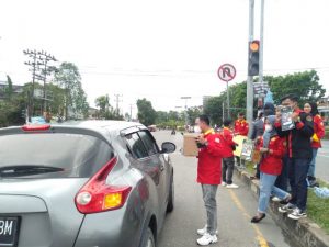 BEM Fisipol dan HIMIP UMB Gelar Aksi Galang Dana Korban Kesetrum