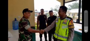 Bergandengan Tangan Kawan Bertugas, Aiptu Dadan Ucapkan HUT TNI Ke 77