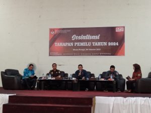 Hadapi Pemilu 2024, KPU Bungo Gelar Sosialisasi Tahapan