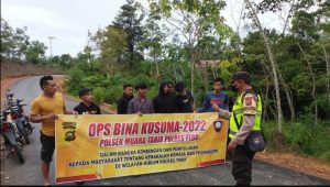 Ops Bina Kesuma Polsek Muara Tabir Antisipasi Premanisme dan Geng Motor