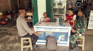 Pantau Kamtibmas, Sertu Ardi Hartanto dan BKTM Sambangi Pasar Tradisional