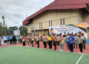 Meriahkan HUT TNI Ke-77, Kejuaraan Tenis Lapangan Dandim Bute Cup Resmi Dibuka