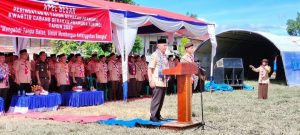Bupati Adirozal Hadiri Apel Besar HUT Gerakan Pramuka Ke -61