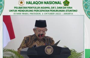 Wapres RI Dukung Keterlibatan Tokoh Agama Percepatan Penurunan Stunting