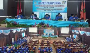 Rapurna DPRD HUT Tebo Ke 23, Mazlan Sampaikan Pencapaian Pembangunan