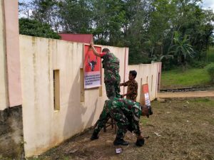 Koramil 416-07/RB, Gelar Karya Bakti di Kampung Pancasila
