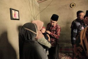 Ketua DPRD H Fajran Melihat Kondisi Anak Terdampak Stunting