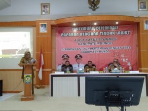 Dinas Sosial P2KB dan P3A Bungo Gelar Pertemuan Diseminasi Audit Kasus Stunting
