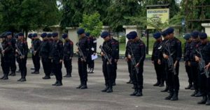 60 Personil Brimob, Ikut Pengamanan Pilkades Serentak 2022 di Tebo