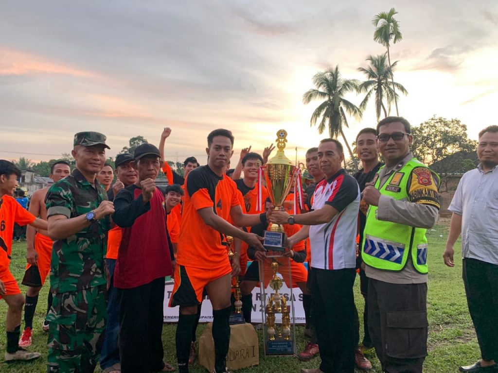 Kolaborasi Pemdes dan BPD Senaung Sukses Gelar Turnamen Sepak Bola