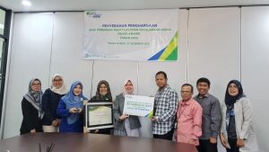BPJAMSOTEK Serahkan Penghargaan PLKK Award Kepada RS Permata Hati Bungo