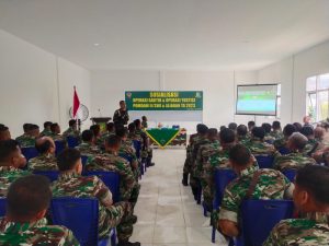 Prajurit Kodim 0416 Bute dan PNS, Ikuti Sosialisasi OPS Gaktib Polisi Militer