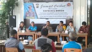 Gandeng Instansi Terkait, Polres Bungo dengar Curhatan Warga