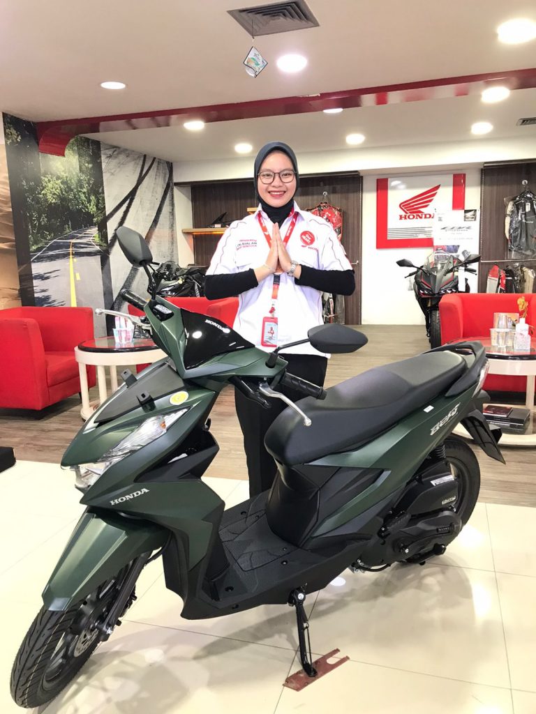 New Honda BeAT dengan Penyegaran Warna Baru Telah Hadir di Jambi