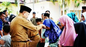 Ratusan Anak Yatim Dapat Santunan dari Pj Bupati Tebo