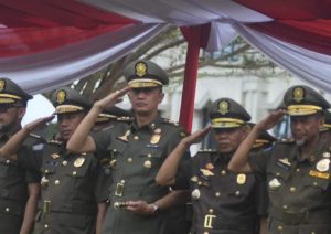 Pj Bupati Muaro Jambi Ikuti HUT Satpol PP Dan Damkar Tingkat Provinsi Jambi