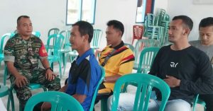 Antisipasi Rawan Kejahatan, Sertu Rex Harmodi Ajak Pemuda Jaga Kamtibmas