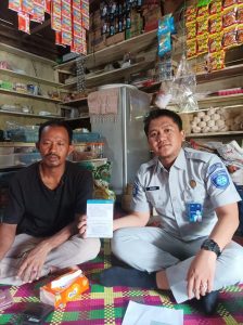 Jasa Raharja Sampaikan Santunan Pengendara Sepeda Motor Menabrak Truk di Betara