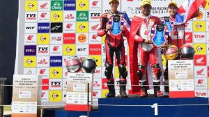 Membanggakan, Pebalap Astra Honda Kumandangkan Indonesia Raya di ARRC Thailand