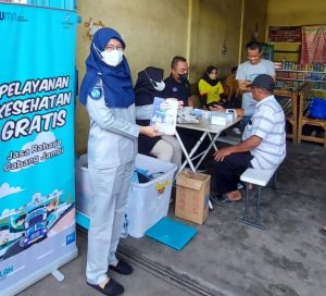 Jasa Raharja Jambi Beri Pelayanan Kesehata Gratis di Keberangkatan PO Beringin