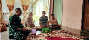 Indahnya Silaturrahmi, Babinsa Indra Halal Bihalal dengan Warga Binaan