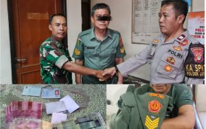 Serda Ayupti Babinsa Jati Luhur Amankan TNI Gadungan