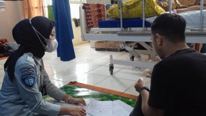 Jasa Raharja Jambi Kunjungi Korban Laka di RSUD Mattaher Jambi