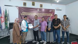 Berkas Gelora Bungo Dinyatakan KPU Tak Lengkap dan Dikembalikan KPU