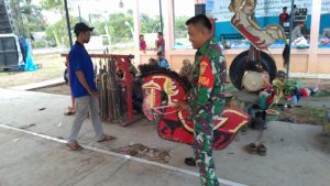 Babinsa Syaipul Hadiri HUT Desa Saptamulia