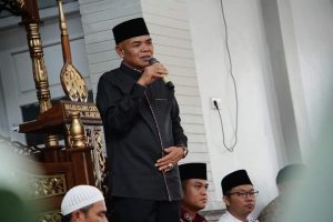 Pj Bupati Aspan Halal Bihalal dengan PGRI Tebo Ulu