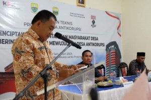 Desa Mekar Sari Terpilih Jadi Desa Anti Korupsi, Ini Kata Sekda Muaro Jambi
